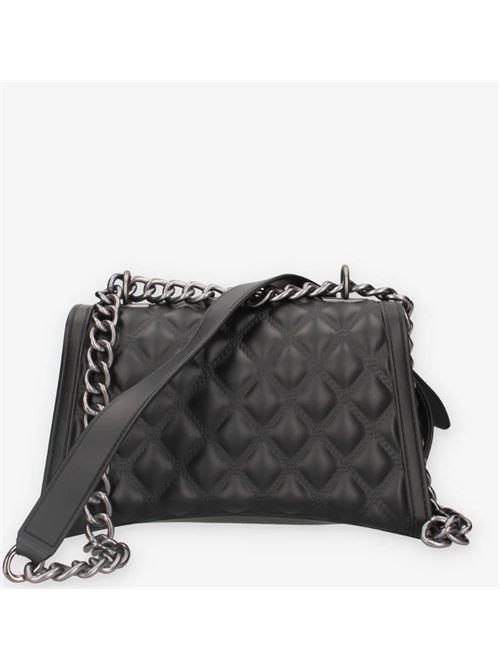 Borsa flat rhombus M MARC ELLIS | FLAT RHOMBUS M_24.BLK/SATIN